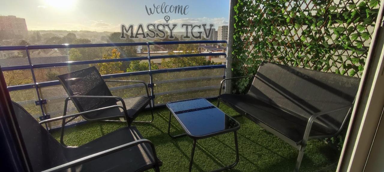 T4 Massy TGV - 80m2 avec Terrasse et bureau - proche coulée verte - idéal Pro ou Famille Extérieur photo